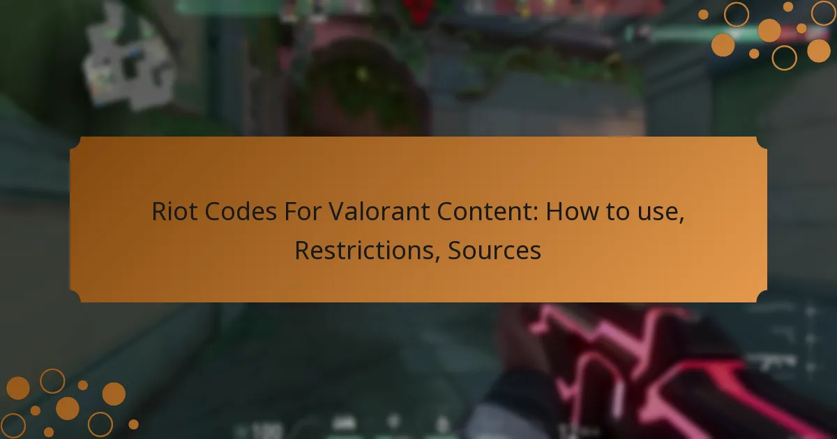 Riot Codes For Valorant Content: How to use, Restrictions, Sources