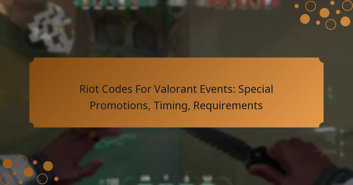 Riot Codes For Valorant Events: Special Promotions, Timing, Requirements