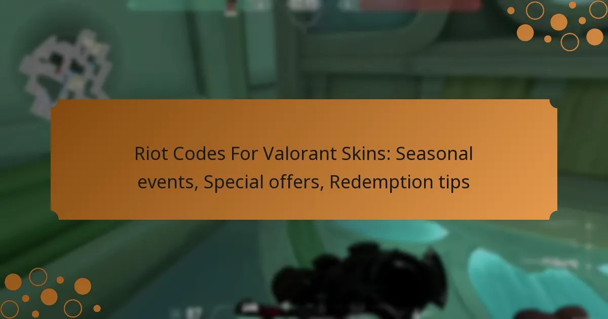 Riot Codes For Valorant Skins: Seasonal events, Special offers, Redemption tips