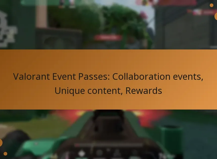 Valorant Event Passes: Collaboration events, Unique content, Rewards