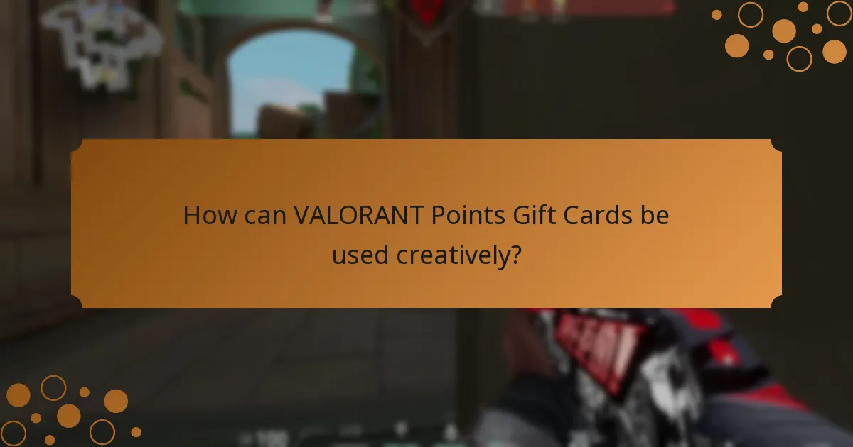 What are alternative uses for VALORANT Points Gift Cards?