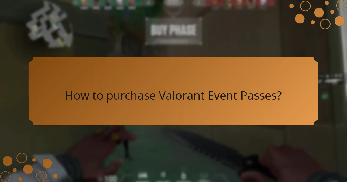How to purchase Valorant Event Passes?